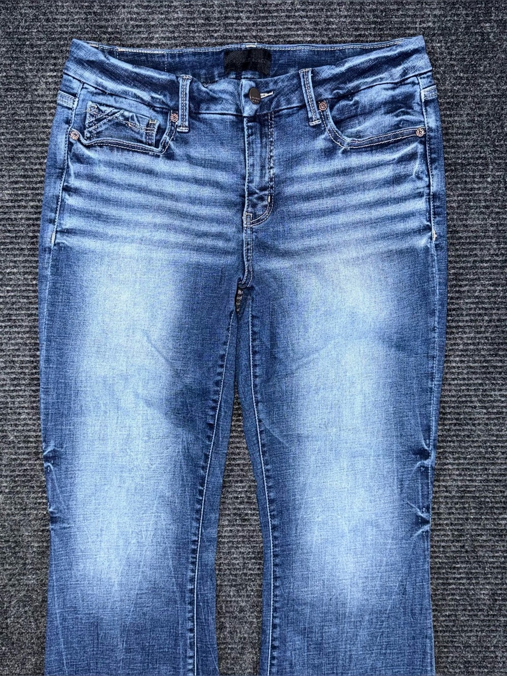 Buckle Black Fit No 53 Bootcut Stretch Jeans Sz 29 x 29 SHORT BBW5914S Whisker - Picture 3 of 10
